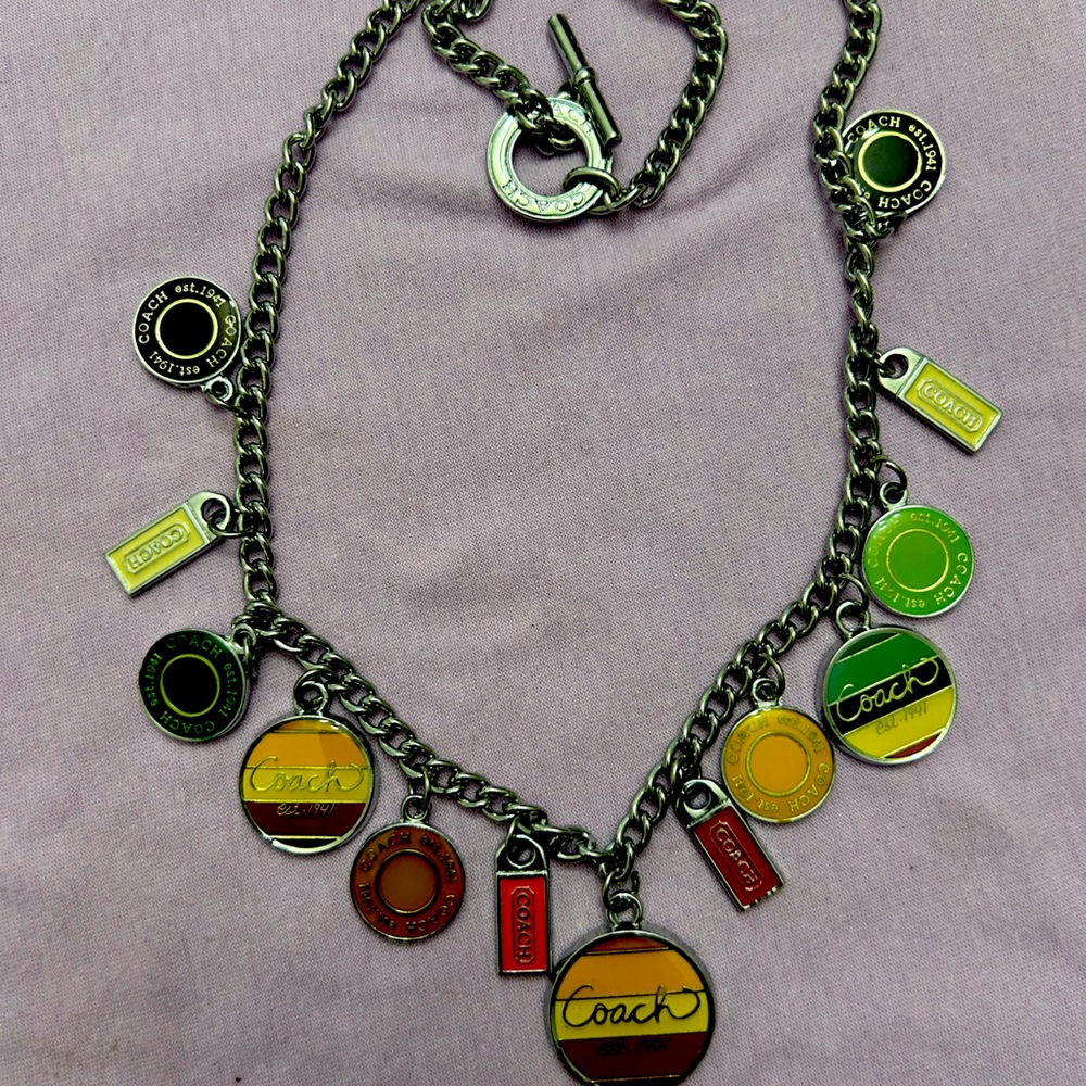 Coach unique necklace